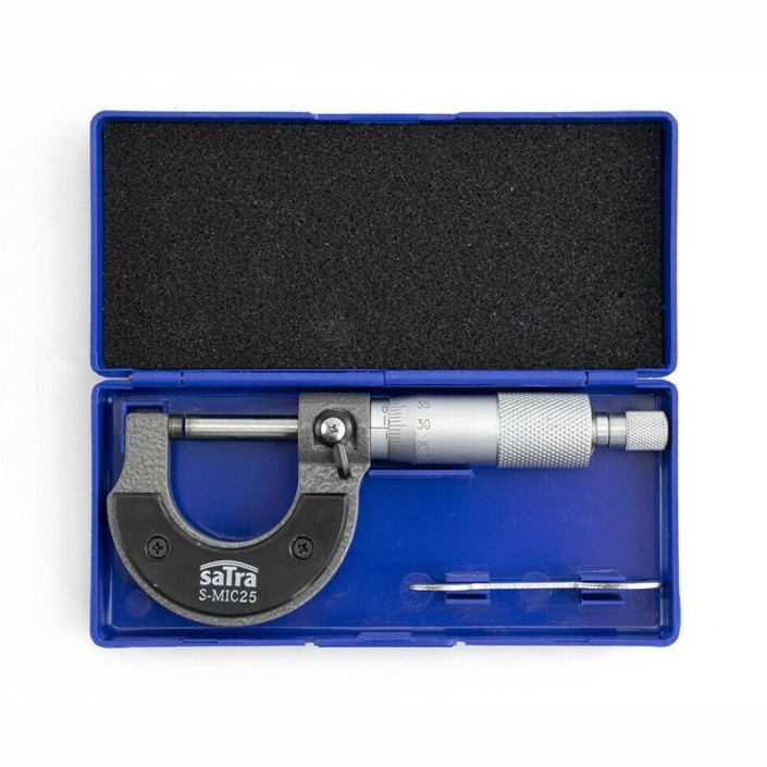 mikrometro-exoteriko-0-25-mm-analogiko-S-MIC25 Μικρόμετρο Εξωτερικό 0 - 25 mm Αναλογικό